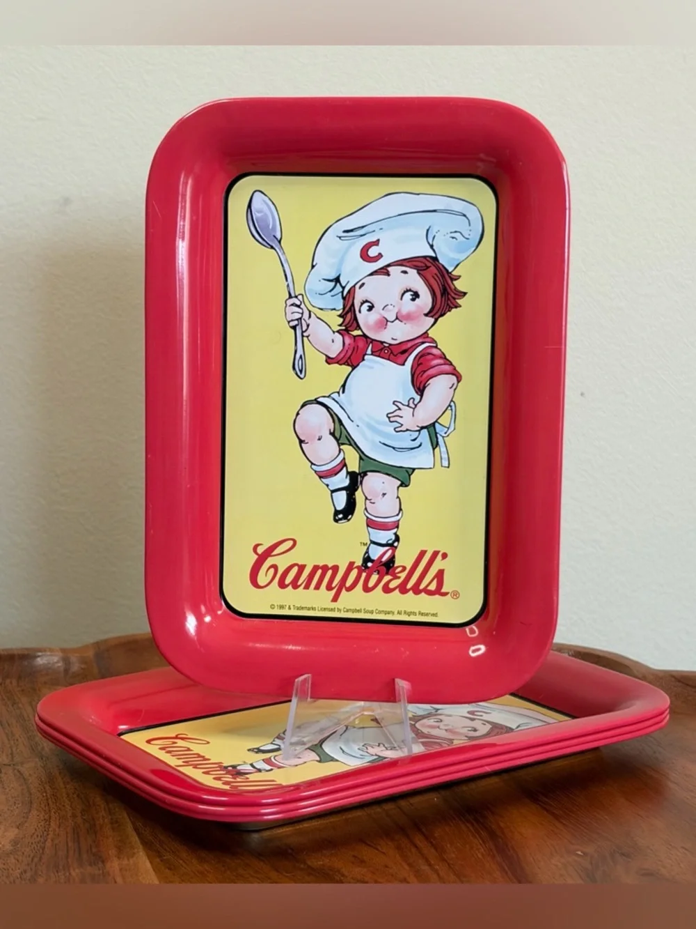 Vintage Campbell’s Soup Tip Trays - Set of Four - Picture 8 of 8